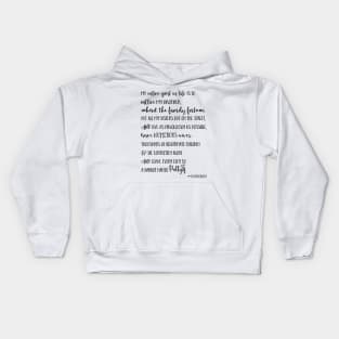 Team Robert Parrot Quote Kids Hoodie